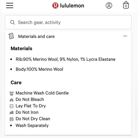 Lululemon Ribbed Black Wrap Cardigan Size 6 - Picture 5 of 5